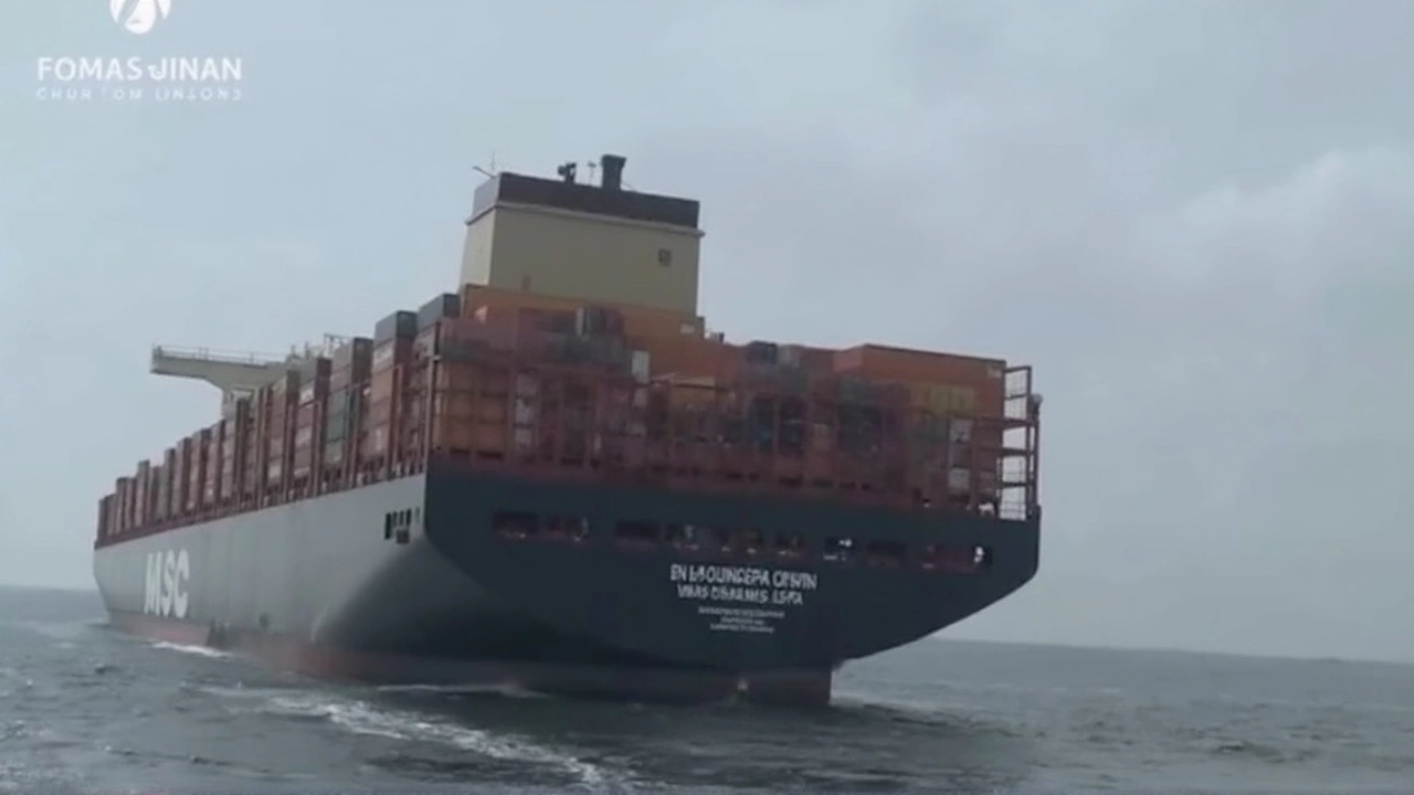 MSC Turkiye, the World’s Largest Eco-Friendly Container Ship, Makes Historic Stop at Vizhinjam Port
