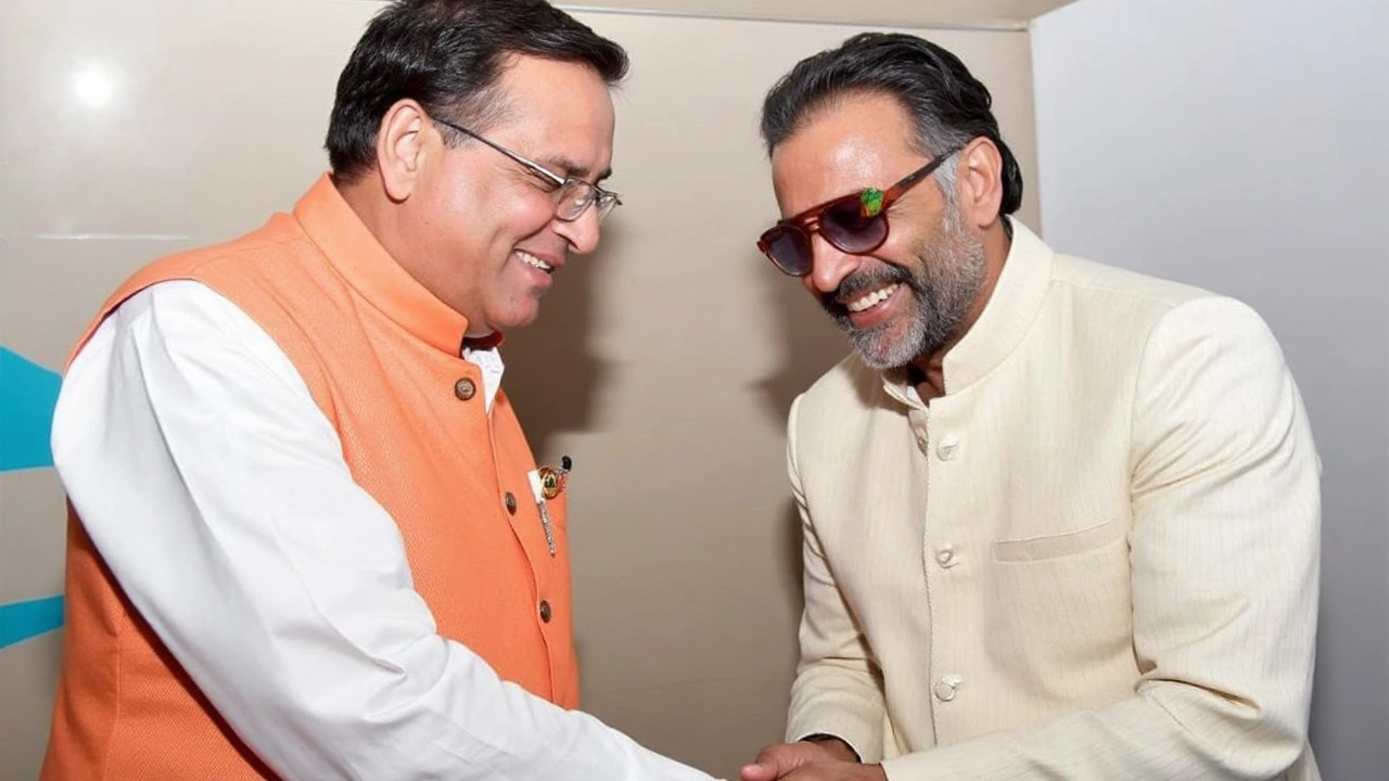 Sunil Shetty Meets Uttarakhand CM Pushkar Singh Dhami to Discuss State’s New Film Policy