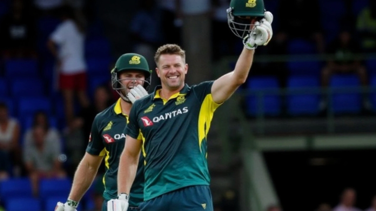 Tim David Blasts Fastest T20I Century for Australia with 37-Ball Masterclass Against West Indies