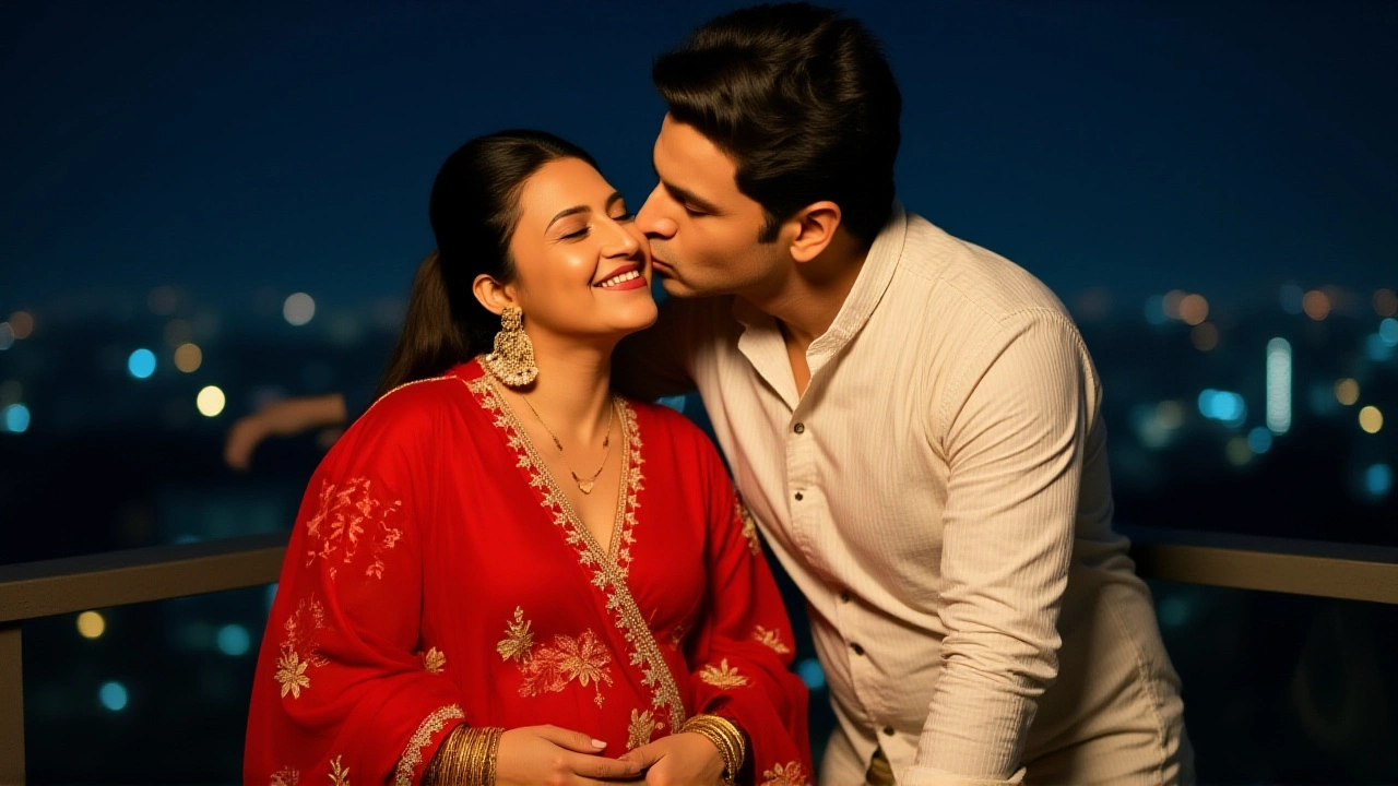 Divyanka Tripathi Flaunts Baby Bump With Vivek Dahiya After 10-Year Wait